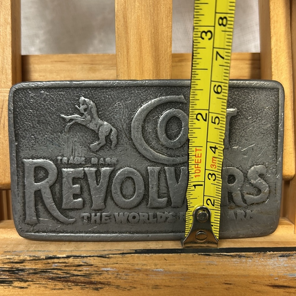 Colt Revolver vintage belt buckle - Picture 3 of 8